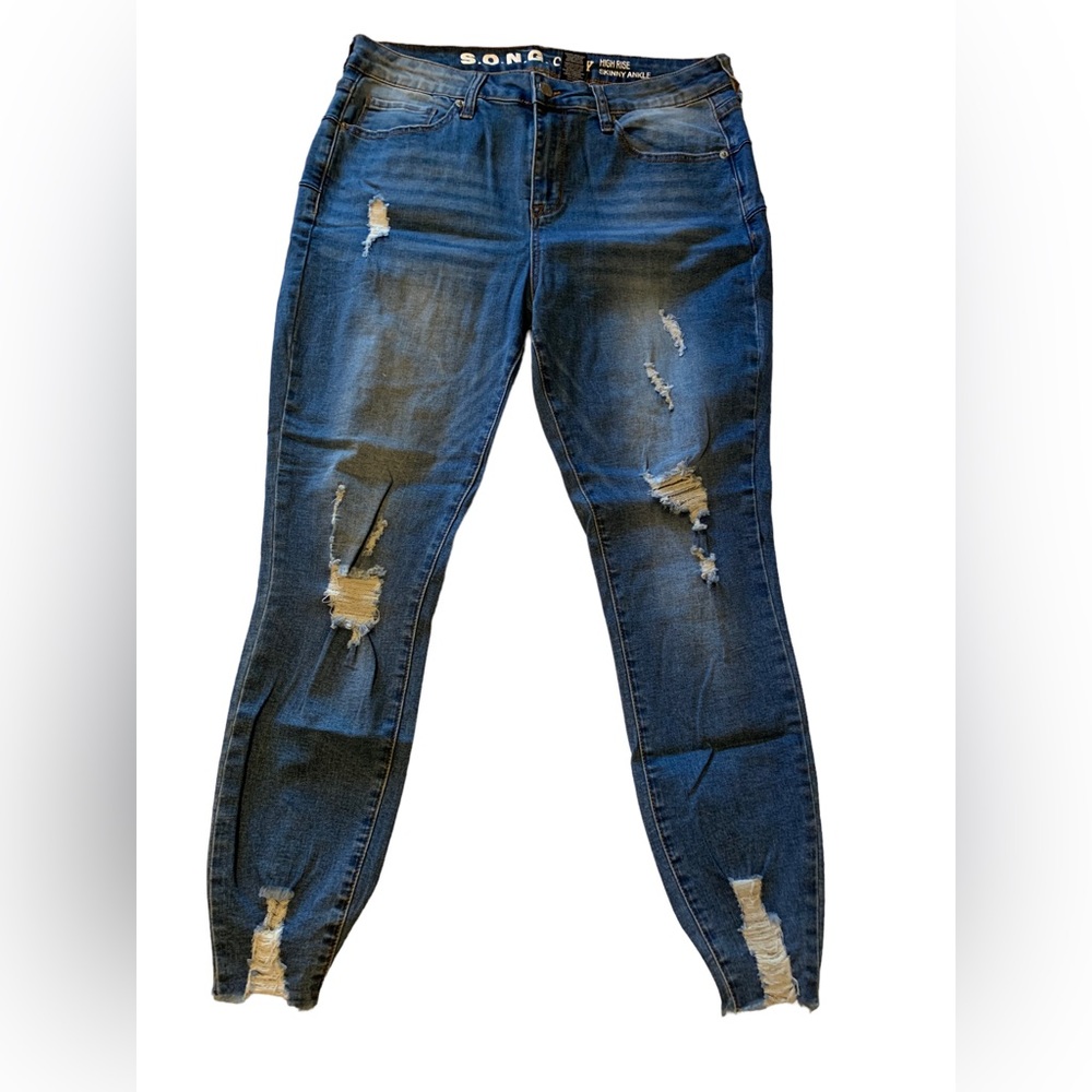 S.O.N.G Curvy High-Rise Skinny Jeans